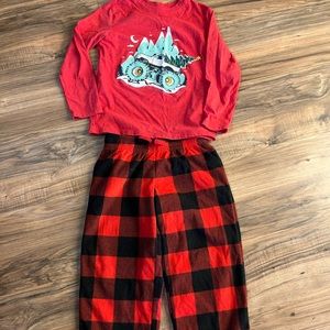 Boy’s Cat and Jack Christmas Pajama Set